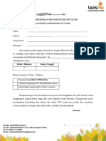 Form Kesediaan Menjadi Donatur Tetap