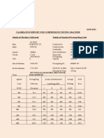 Calibration Report For Compression Testing Machine Vinayaga Readymix (07.06.2022)