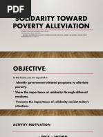 Solidarity Towards Poverty Alleviation