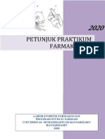 Buku Petunjuk Praktikum Farmakologi S1 2020