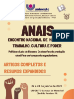 Evento PPGH 2021 - Encontro Nacional História