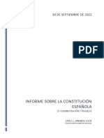 Informe Constitución Española