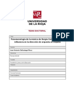 Fenomenología de la música de Sergiu Celibidache y su influencia en la dirección de orquesta en España