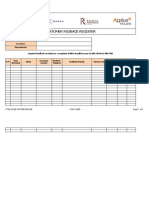 CFW QHSE FMT 006 Customer Feedback Register