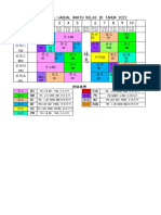 时间表-2K班 （2022)