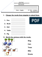 English Worksheet 2 For Preparatory