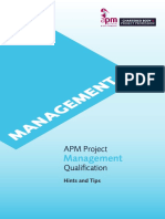 APM Project Management Qualification Hints and Tips 2021 v1
