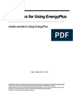 Tips&Tricks To Using EnergyPlus - EERE - U.S. Department of Energy