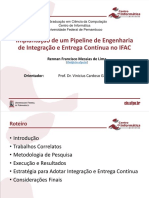Implementação de Pipeline de Engenharia de Integração e Entrega Contínua no IFAC (Apresentação)