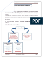 Etude Des Mouvements Oscillatoires