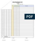 Form Preformance Unit