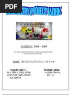 scribd project chemistry investigatory Chemistry Project