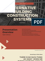 Alternative Building Construction