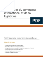Cours Techniques Du Commerce International Partie - 1