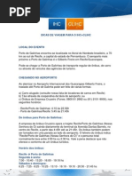 IHC+CLIHC 2011 Dicas de viagem pt-br