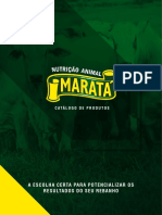 Maratá lança linha completa de produtos para nutrição animal