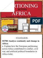 European Partitioning Across Africa Student Version