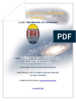 Universidad Nacional Autónoma de Honduras: Introducción A La Astronomía