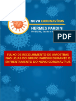 Fluxo de Recolhimento de Amostras Nas Lojas Do Grupo Pardini Durante O Enfrentamento Do Novo Coronavírus