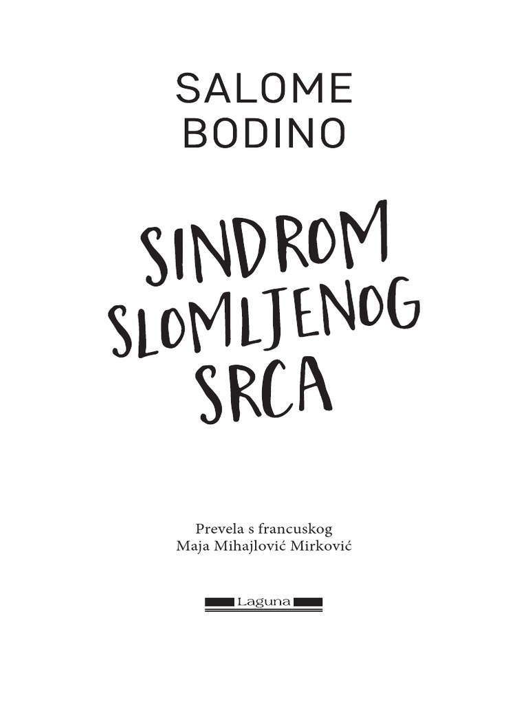 Sindrom Slomljenog Srca Pdf