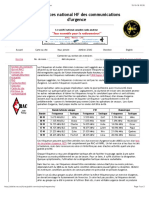 Fréquences National HF Des Communications D'urgence