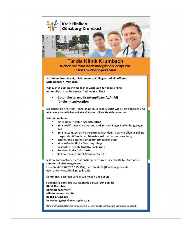 Pflegepersonal - GKP Intensiv | PDF