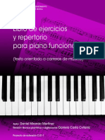 PIANO FUNCIONAL Libro Ejercicios Repertorio Piano