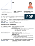 Curriculum Vitae Avec Contact de Reference