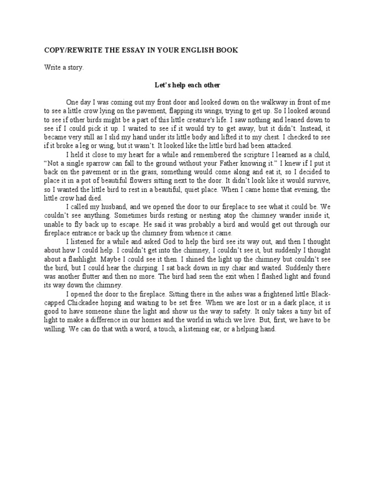 Sample essay form 4 download free pdf courage