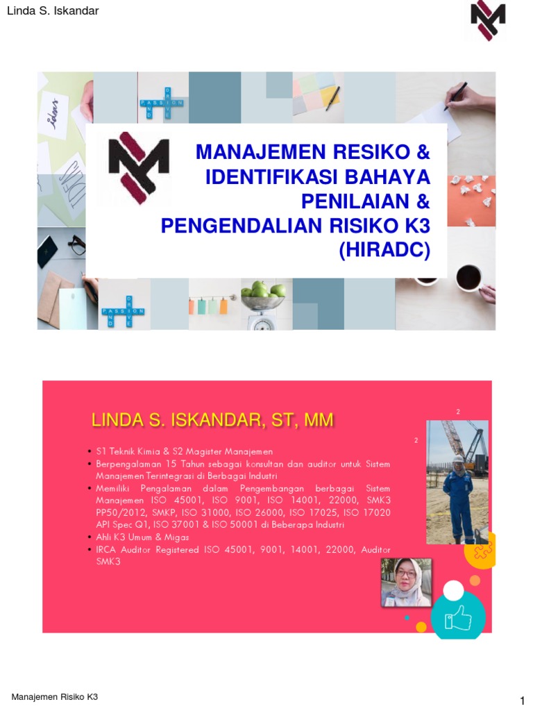 Manajemen Risiko K3 dan HIRADC | PDF