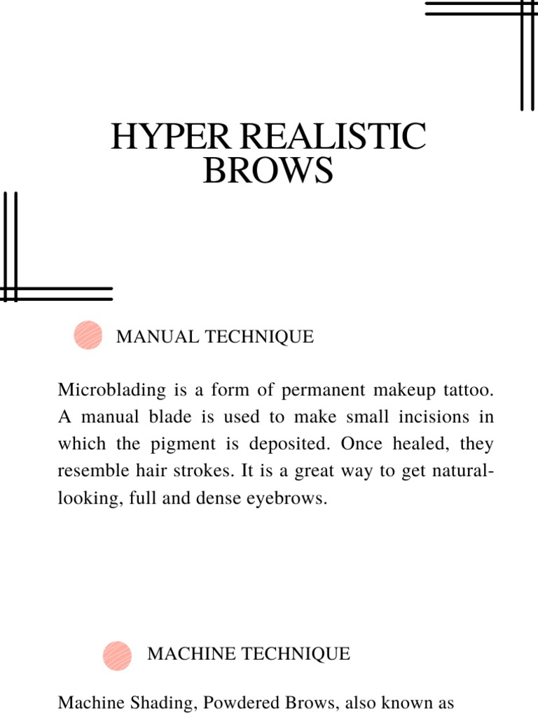 Hyper Realistic Brows | PDF | Eyebrow | Human Body