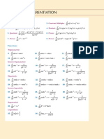 Review of Differentiation