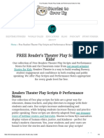 Free Readers Theater Play Scripts and Performance Notes For Kids