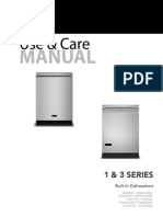 Viking Vdw302 Vdw302ws Rvdw103 Rvdw103ws Fdw103 Fdw302 Fdw103ws Fdw302ws Cfdw103 Cfdw302 1 & 3 Series Use and Care Manual en