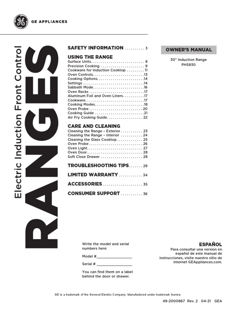 GE PHS930 30