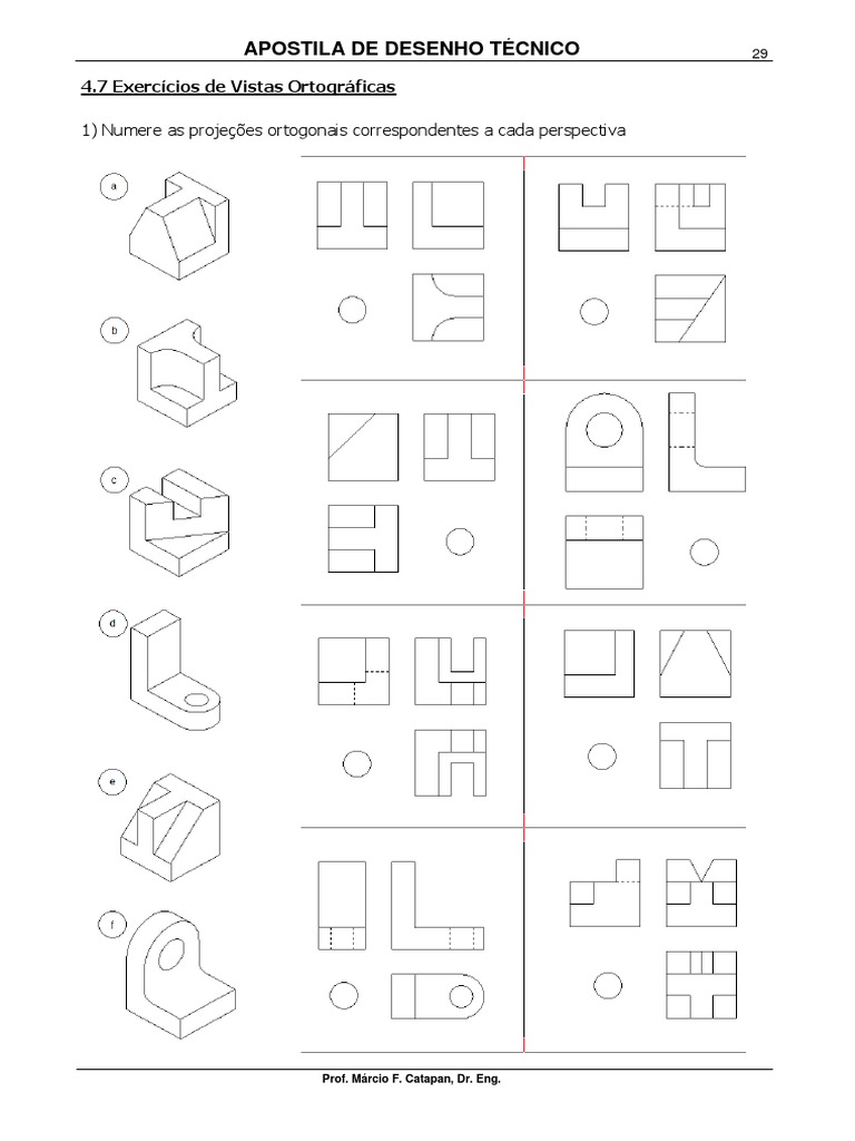 Apostila-Desenho Técnico | PDF | Desenho técnico | Ilustração