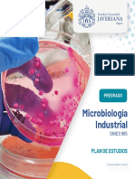 Plan de Estudios Carrera de Microbiología Industrial Septiembre 2022