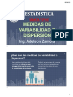 Medidas de Variabilidad