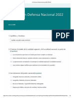 1er Examen Defensa Nacional 2022 EPIAC