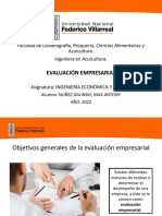 Costos, Evaluacion Empresarial