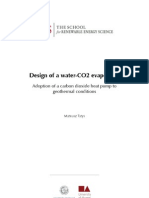 Design of A Water-CO2 Evaporator