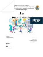 La Planificacion Estrategia 1º