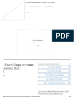 Civil Service Exam Requirements 2019 Professional, Sub-Professional