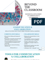 Beyond THE Classroom: Professional Development On Communication & Collaboration For Grades 4-8