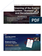 Greening of The Energy System