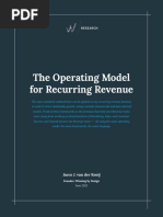 Research-Paper - The-Fundamental-Models-of-Recurring-Revenue Winning by Design