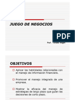 JUEGO DE NEGOCIOS Clase