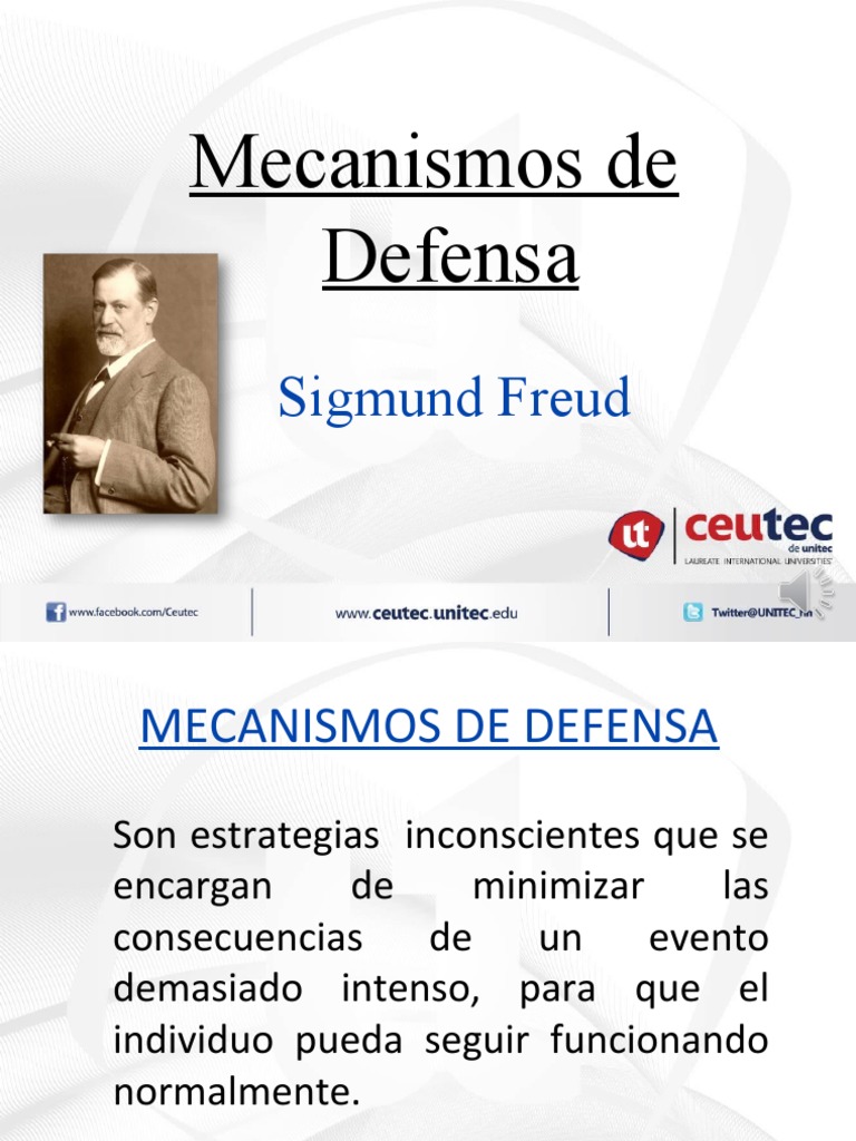 Mecanismos de Defensa Freud Clase Virtual | PDF | Sicología | Conceptos ...