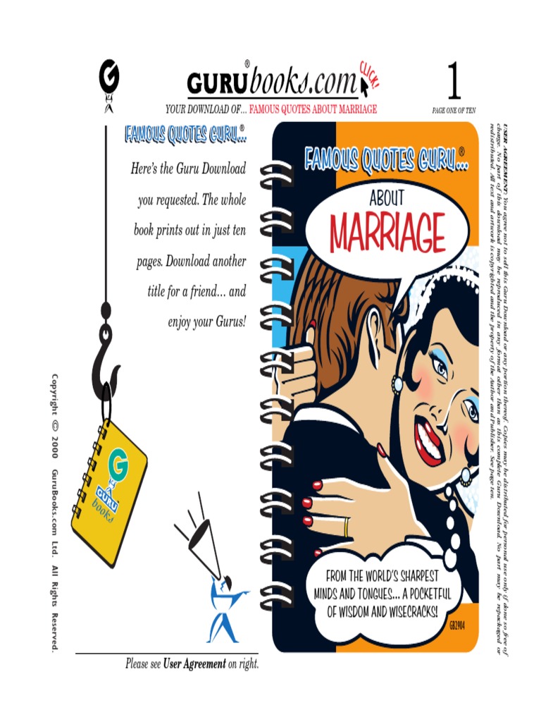 Famous Quotes About Marriage | PDF | Marriage | Writers