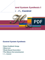 EE 551 H∞ Control Lecture on State Feedback Design